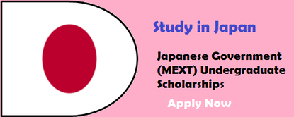 Japanese Government (MEXT) Undergraduate Scholarships 